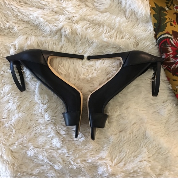 👌BCBGeneration • black mesh + leather stilettos - Picture 4 of 5